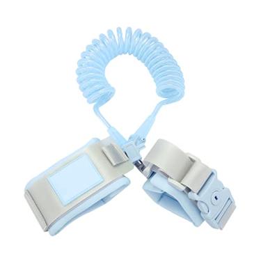 Imagem de KIMISS 2M Anti -Perd Felt Leash With Key Lock - Segurança Casa da Criança Pulseira Em Rosa (Azul)