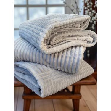 Imagem de Cobertor Manta Fleece Soft Queen Karsten Casal Super Macio (Cinza, Queen)