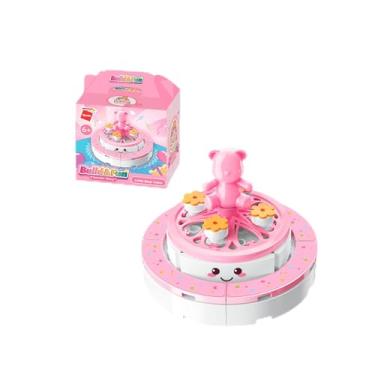 Imagem de Keepplay Bloco de Montar Bolo ursinhos fofos Build & Fun Comidinhas