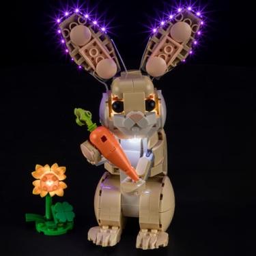 Imagem de MENZAVA LED Light Set Compatible with Lego Cute Bunny Creator 31162 Building Blocks Model - Model Set NOT Included
