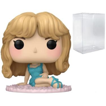 Imagem de POP Rocks: Sabrina Carpenter - (Night Gown) Funko Vinyl Figure (Bundled with Compatible Box Protector Case), Multicolored, 3.75 inches