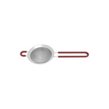 Imagem de Peneira Tramontina Softta em Aço Inox com Cabo de Polipropileno Vermel