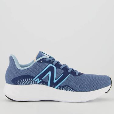 Imagem de TENIS NEW BALANCE 411V3 FEMININO HERON BLUE/TEAM SKY BLUE, Calçados Femininos, AZUL/AZUL, 34