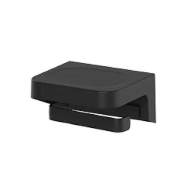 Imagem de Porta Papel Higiênico De Parede Suporte Banheiro Eleve Ou, Preto