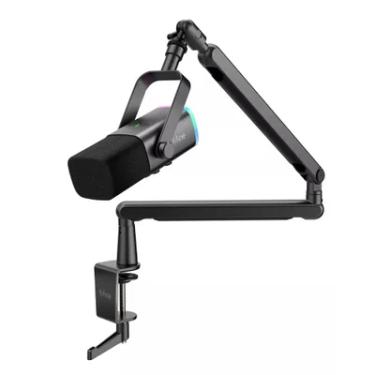 Imagem de Microfone Dinâmico Fifine Usb/xlr Com Braço RGB Preto Tam8