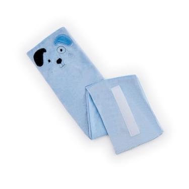 Imagem de Faixa Abdominal Térmica Cinta Alivia Cólica Dor Barriga Bebe Nenê c/Bolsa Semente Erva Anti Gases Conforto (AZUL)