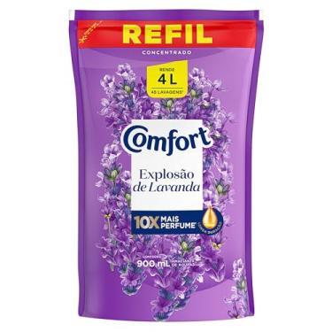 Imagem de Amaciante De Roupa Comfort Lavanda Sachê Refil 900ml