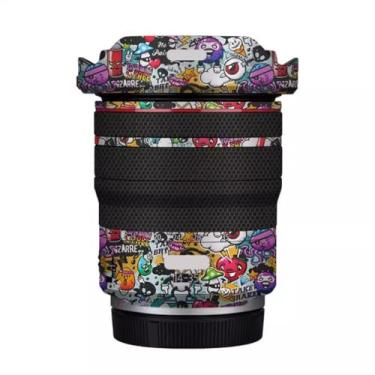 Imagem de RF 14-35 4 Adesivo de lente de câmera para Canon RF 14-35 mm F4 Macro Coat Wraps Película Protetor Vinil Decalque Skin (Graffiti White)