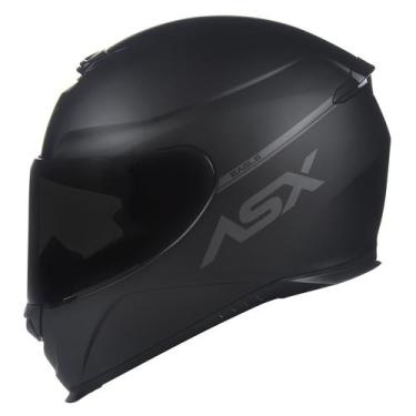 Imagem de Capacete ASX Eagle Solid Preto Fosco, 62