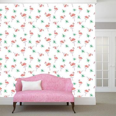 Imagem de Papel de Parede Adesivo - Flamingo - 039pps - Allodi