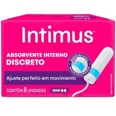 Imagem de Kit c/ 6 Absorvente Interno Intimus Mini 8 Unidades