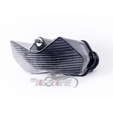 Imagem de Compatível com Kawasaki 2003-2004 Ninjia ZX-6R (ZX636); 2003-2004 Ninjia ZX-6RR (ZX600); lanterna traseira de freio LED + função de seta integrada (cor colorida)