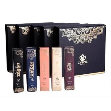 Imagem de Kit 5 Perfumes Árabe Zyone Masculino e Feminino 10ml Parfum Fragrância