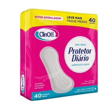 Imagem de Protetor Diário Suave Clin Off Com 40 Suave Sem Abas