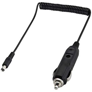 Imagem de zdyCGTime Isqueiro macho para cabo de mola macho DC5521, soquete de isqueiro de 12 volts, adaptador de fonte de alimentação, cabo de mola, aplica-se ao leitor de DVD portátil, carro, ônibus, câmera