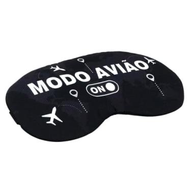 Imagem de Máscara de Descanso Termo Gel para Olhos Uso Frio e Quente Preta Estampas Variadas