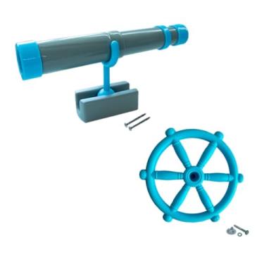 Imagem de YIJU Kit de Brinquedos para Playground Infantil com Itens Diversos, Azul-cinza