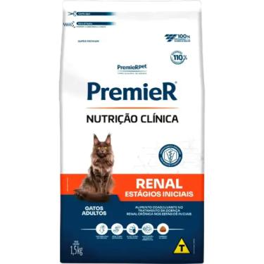 Imagem de Ração Seca PremieR Nutrição Clínica Renal Estágios Iniciais para Gatos Adultos - 1,5 Kg