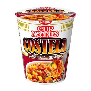 Imagem de Macarrão Instantâneo Cup Noodles Sabor Costela com Molho de Churrasco com 68g