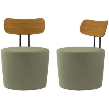 Imagem de Kit 2 Poltronas Decorativas Lua Veludo Sl 940 Moll Sl 940