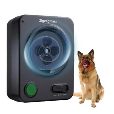 Imagem de Dispositivo antilatido para todos os cães, novo controle ultrassônico inteligente de IA com modos de controle automático e aplicativo, recarregável e à prova d'água, impede latidos excessivos para