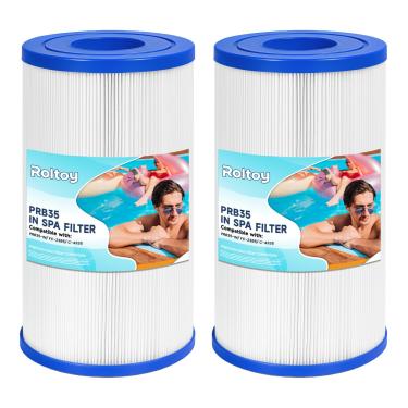 Imagem de Substituição de filtro de spa PRB35-IN para Unicel C-4335, Filbur FC-2385, Guardian 409-219, 03FIL1300, 17-2482, 25393, 303557, 817-3501, R173431, banheira de hidromassagem de 35 metros quadrados