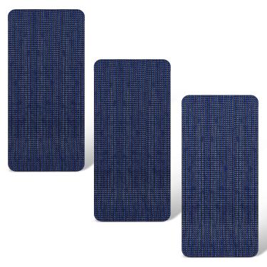 Imagem de Pacote com 3 adesivos para piscina azul sudeste de malha, 10 x 20 cm autoadesivos