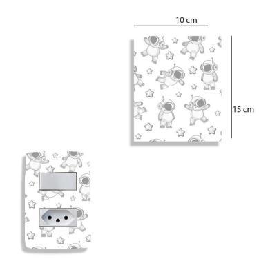 Imagem de Adesivo De Interruptor Astronauta Mod 03