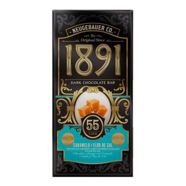 Imagem de Chocolate Neugebauer 1891 Dark 55% Cacau Caramelo e Flor de Sal 90g