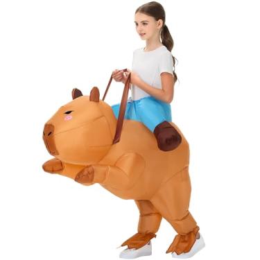 Imagem de XYJKIDSES Fantasia infantil inflável de capivara, fantasias engraçadas de Halloween para meninos e meninas