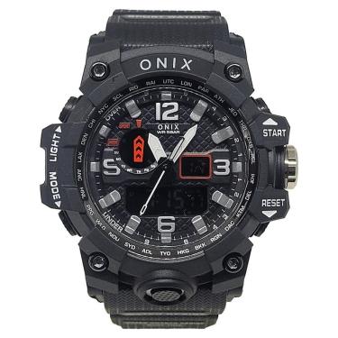 Imagem de Relógio Masculino Onix Anadigi Ox121 Preto