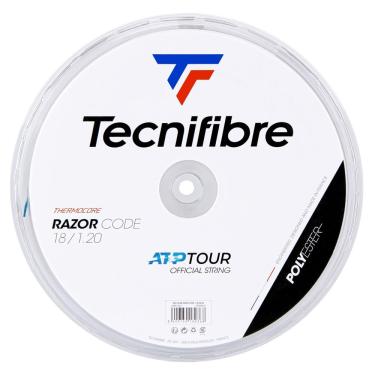 Imagem de Corda Tecnifibre Razor Code 18L 1.20mm Azul Rolo com 200 Metros