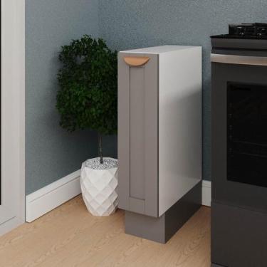 Imagem de Balcão Porta Tempero 20cm sem Tampo Arizona CabeCasa MadeiraOriginals 