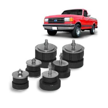 Imagem de Coxim Da Cabine Ford F100 F1000 92 em Diante Kit Completo - METALSYSTE