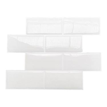 Imagem de Pastilha Adesiva Resinada Metro White - 38,5cm x 29,5cm - Cromo Sign