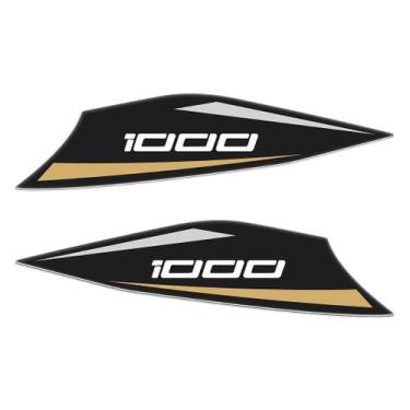 Imagem de Adesivo Resinados Zx 10r 2020 Compatível Lateral Traseira - Cromo Sign