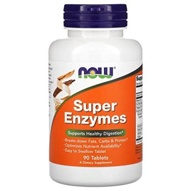 Imagem de Super Enzymes Enzimas Digestivas (90 Tabletes) - Now Foods