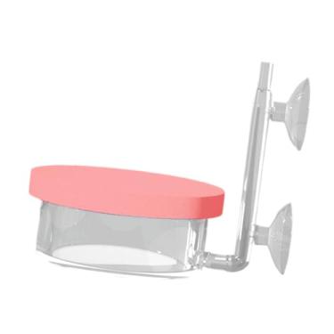 Imagem de WeiLaiKeQi Disco de pedra de ar para aquário, suporte de ventosa, difusor de O2, acrílico, disco compacto de O2, silencioso, fácil de usar, ajustável, Diâmetro 6.5 Cm