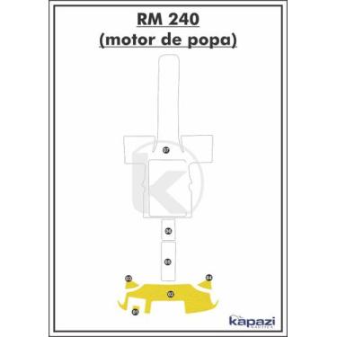 Imagem de Tapete PVC Vinil Kap para Royal Mariner 240 motor de popa - Plataforma