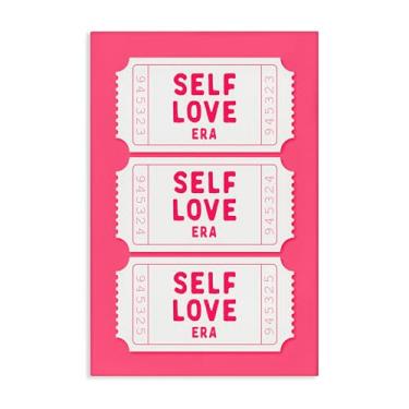 Imagem de Stupell Industries Arte de parede em tela Self Love Era Tickets, design por Lettered and Lined, 91 x 61 cm