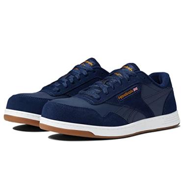 Imagem de Reebok Tênis masculino Rb4151 Club MEMT Work Construction Cinza Segurança, Azul, 15 Wide