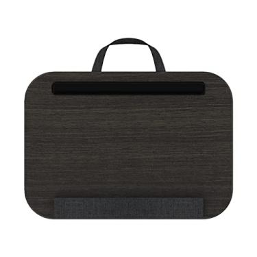 Imagem de Bandeja de colo portátil prática mesa para laptop mesa de aprendizagem ao ar livre mesas preguiçosas suporte de laptop para cama para notebook (cor: preto)