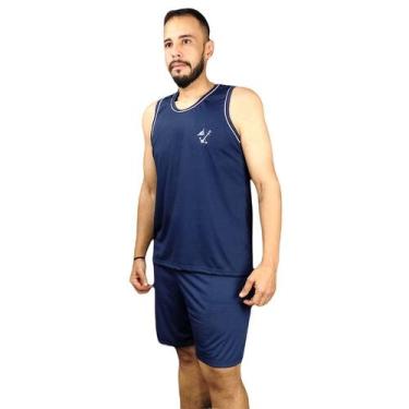 Imagem de Pijama Masculino  Regata De verão Curto de dormir confotável - PIJAMAS