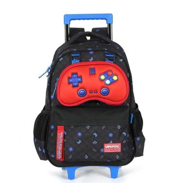 Imagem de Mochila de Rodinhas Luxcel Com Alça Up4You Game Ctrl Preto