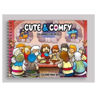 Imagem de Cute & Comfy Super Special - Livro De Colorir Adulto - Colorindo Com Deus - Capa Holográfica