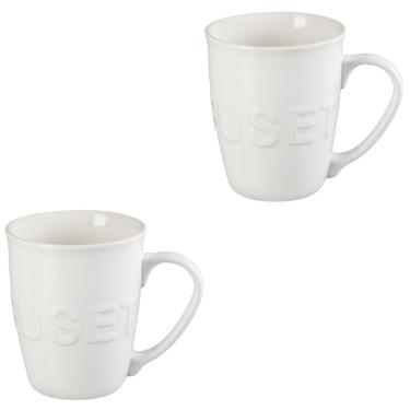 Imagem de KIT LE CREUSET 2 CANECAS BOZEMAN EM CERÂMICA 580ML BRANCO