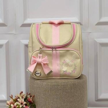 Imagem de Mochila 2 em 1 luxo 150, - TIARA  BABY, Rosa, 800g