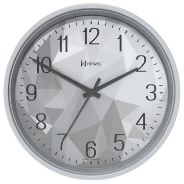 Imagem de Relógio De Parede Herweg Ref: 660104-024 Cinza