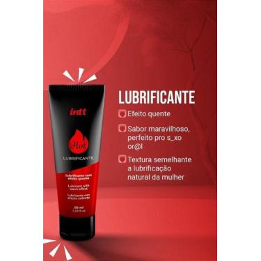 Imagem de Lubrificante à Base de Água Sabor Morango - 50ml - Intt Cosmeticos