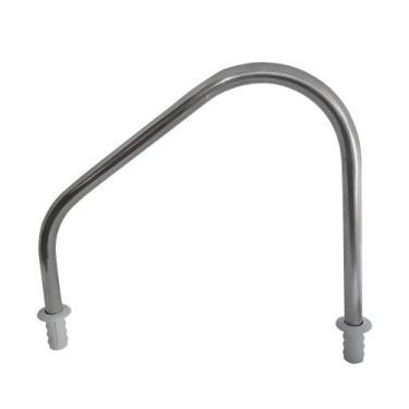 Imagem de Corrimão Ilha Inox Sobrepor 67 Cm Para Piscina - Shop das Cascatas